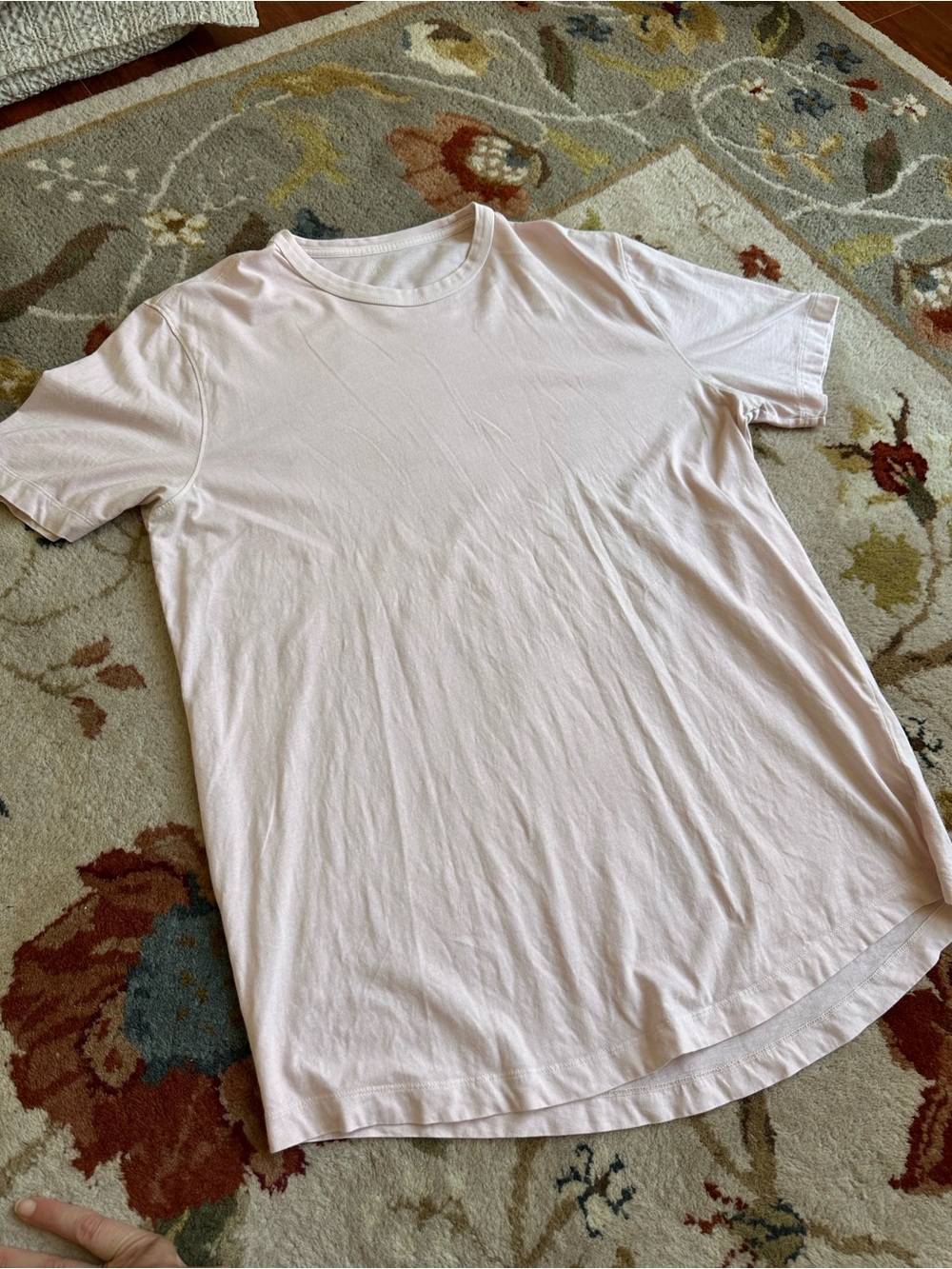 Gap Men's Crewneck T-Shirt in Pale Pink L Tall